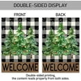 thumbnail image 5 of Christmas Trees Garden Flag 12x18 Inch Vertical Double Sided Welcome Christmas Winter Holiday Outside Decorations Burlap Yard Flag, 5 of 6