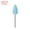 Blue, variant on 10 Packs Rubber Polishing Bit Silicone Buffing Wheels 120 Grit 10mm Dia Mounted Grinding Head, Tapered Shape