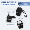 thumbnail image 3 of Botella de agua IRON °FLASK para acampar y senderismo, 950 ml, algodón de azúcar, 3 of 6