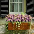 thumbnail image 3 of Sinhoon Artificial Fake Flowers, 6 Bundles Daisy Flowers Outdoor UV Resistant No Fade Greenery Shrubs Plastic Flowers Indoor Outside Hanging Planter Home Wedding Office DIY Garden Décor, 3 of 7
