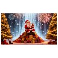 thumbnail image 1 of TIELUTT Bannière de Porte de Garage Design Réactif avec 2 Modes d'Éclairage pour Ruban de Signalisation Chemin de Table en Vrac Saint-Valentin 72 Pouces Long Chemin de Table en Satin 108 Pouces Long Drapeau de Noël Joyeuses Pâques, 1 of 7