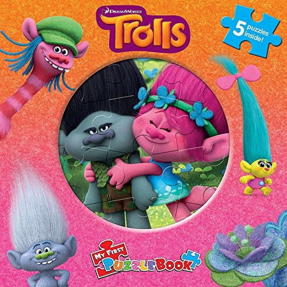 Pre-Owned DreamWorks Trolls My First Puzzle Book Paperback