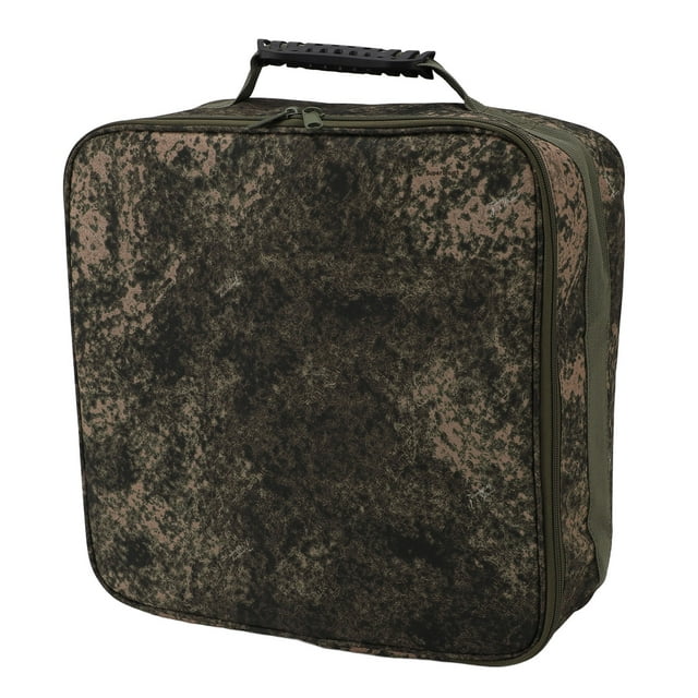 Sac de Pêche Réglable Grande Capacité, 4 Compartiments avec Rembourrage, pour Moulinets de Pêche à la Traîne Rotatifs Traditionnels, Sans Poussière