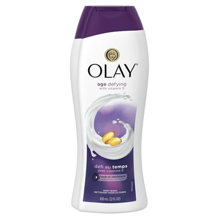 Olay Age Defying with Vitamin E Body Wash, 22 oz (Best Body Wash For Anti Aging)