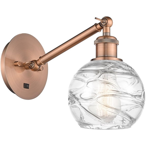 Innovations Lighting - Athens - 1 Light Small Wall Sconce In Industrial