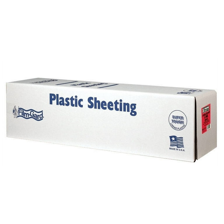 Farm Plastic Supply - Dura Skrim String Reinforced Clear Plastic Sheeting - 6 Mil - (10' x 100') - Reinforced Poly Film Tear Resistant, Weatherproof