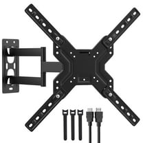 Full Motion TV Wall Mount with Swivel Adjustable Wall Mount Bracket for TV and Monitor for 26" 32" 40" 43" 50" 55" 56" 60" Inch LED LCD TVs
