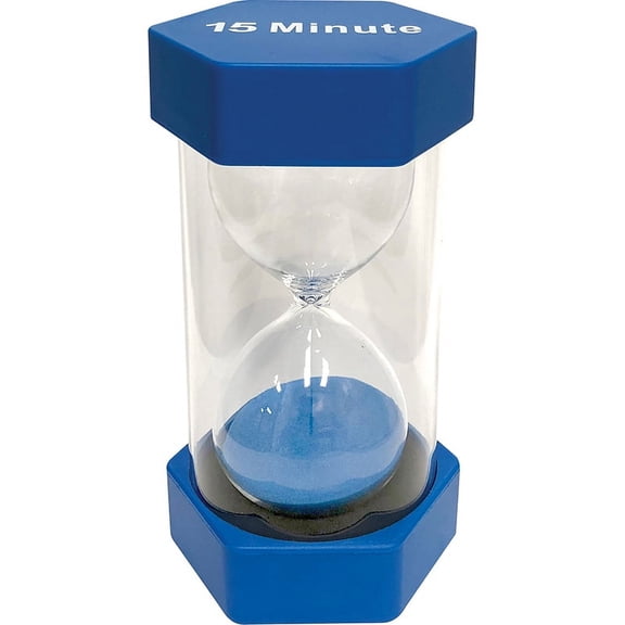 Teacher Created Resources 15 Minute Sand Timer - Large, Pack of 2