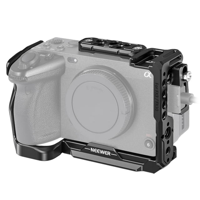 Funda de cámara Neewer FX3/FX30 con pinza HDMI para Sony DJI RS
