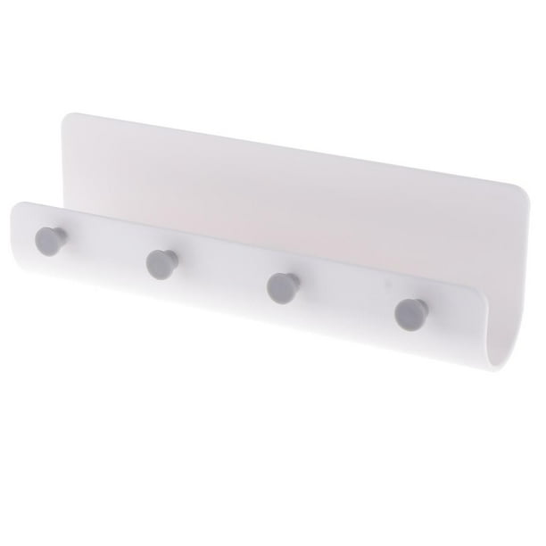Espacio De Montaje En Pared Accesorios De Estante Soporte Conjunto De Almacenamiento Blanco