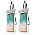 thumbnail image 1 of Funda impermeable para teléfono ProCase, paquete de 2 para iPhone y Galaxy, 1 of 7