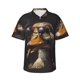 thumbnail image 1 of Fotbe Modern Funny Duck Camisa Hawaiana para Hombre Unisex – Camisa Casual de Verano con Botones de Manga Corta de Algodón y Lino,X-Large, 1 of 7