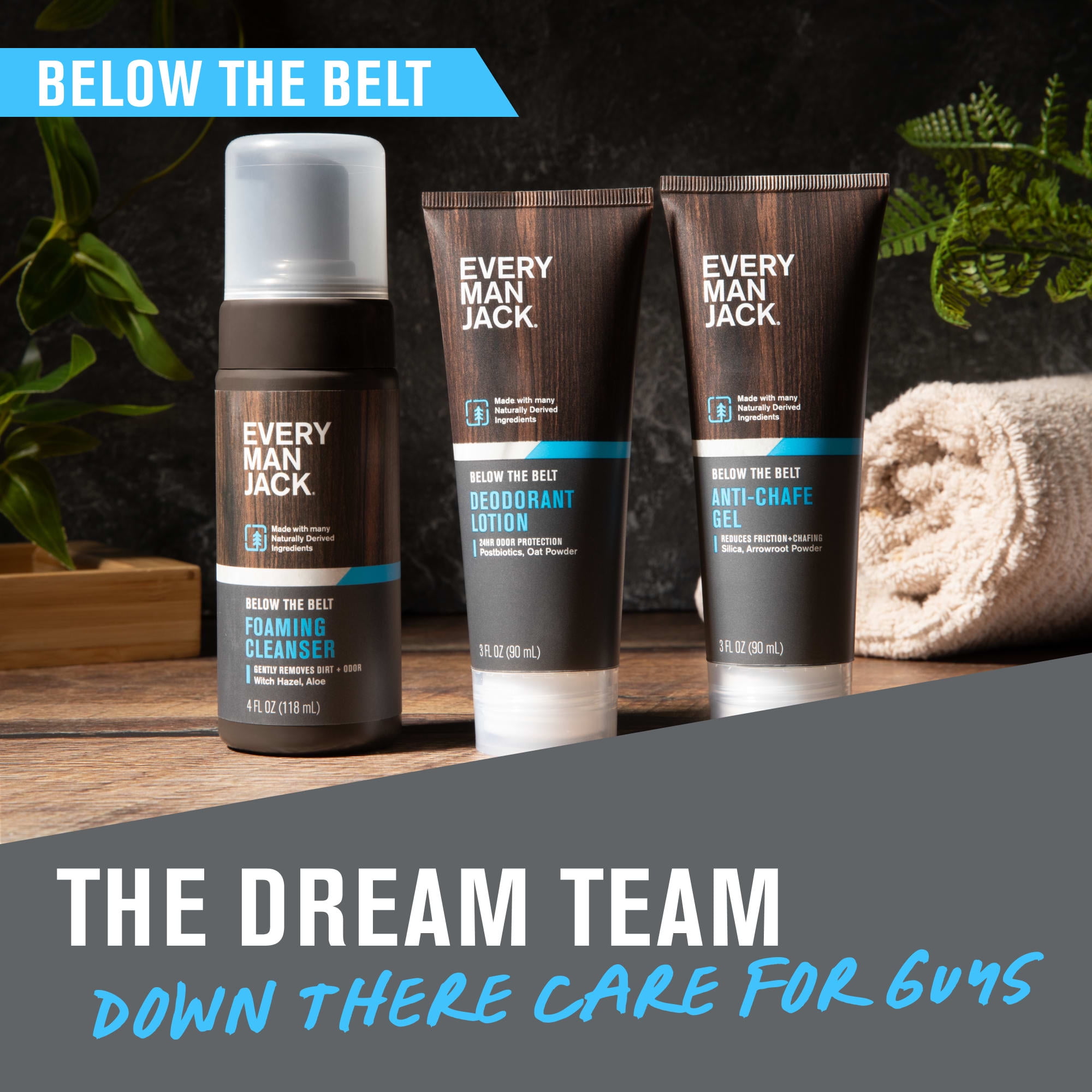 Every Man Jack Men's Below the Belt Foaming Cleanser - 4 fl. oz
