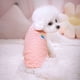 thumbnail image 1 of Ropa para cachorros de primavera y verano, sencilla, con tirantes finos de malla transpirable, ropa para perros pequeños y medianos de dos pies para mascotas y gatos, 1 of 6