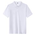 thumbnail image 2 of Womens V Neck Short Sleeve Shirts Button Down Collared Tops Summer Fashion Trendy Tops Work Dress Casual Blouse, 2 of 3