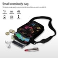 thumbnail image 7 of HELLHERO Crossbody Sling Bags for Adults Polyester Crossbody Sling Bag with 2 Zippers, 7 of 7