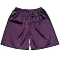 thumbnail image 5 of Tony & Candice Men's Satin Boxers Shorts Combo Pack Underwear (Medium, Gray + Black + Purple 3-Pack), 5 of 5