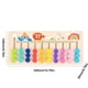 thumbnail image 3 of Juguetes de aprendizaje Montessori Slide Color and Shape Matching Preschool Logic Game para niños pequeños (10 colores), 3 of 3