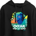 thumbnail image 3 of Disney Finding Dory - Ocean Here We Come - Juniors Cropped Pullover Hoodie, 3 of 5