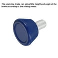 thumbnail image 4 of Uxcell Roller Skate Toe Stops with 0.6'' Bolts 82A Rubber Brake Stoppers Block, Blue 1 Pair, 4 of 5