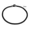 thumbnail image 1 of Vnox Basic 3/5/7/9/11mm de ancho Curb pulseras de cadena de eslabones cubanos para hombres y mujeres joyería antialergia pulsera de acero inoxidable regalos Tan Jianjun unisex, 1 of 2
