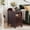 Espresso, variant on GALAXHERO Side Table with Charging Station Narrow End Table with Storage Night Stand with USB Ports and Outlets Small Wooden Cabinet for Living Room and Bedroom White