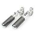 thumbnail image 6 of BIBABLYKE 1 Pair Motorcycle Foot Pegs Aluminum Foot Pegs for 1''-1.2" Crash Bar U Clamp Foldable Footpegs Universal Footrest Mount, 6 of 7