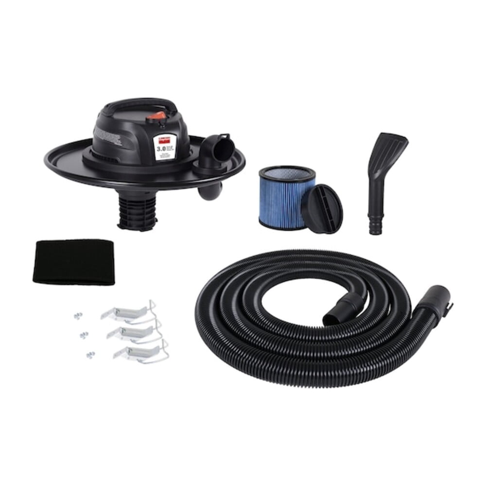 Electric Drum-Top Head W/ Wet/Dry Vacuum Kit for 55 gal Drum, 1-7/8 in Dia Hose 61HV93