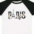 thumbnail image 4 of Inktastic Paris Eiffel Tower with Flowers Boys or Girls Toddler T-Shirt, 4 of 5