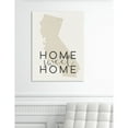 thumbnail image 2 of Stupell  Home Sweet Home California Typography Stretched Canvas Wall Art 24 x 30, 2 of 5