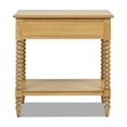 thumbnail image 6 of Easton 28 Modern Farmhouse Turned 1-Drawer Side Table with Shelf Natural Brown, 6 of 11