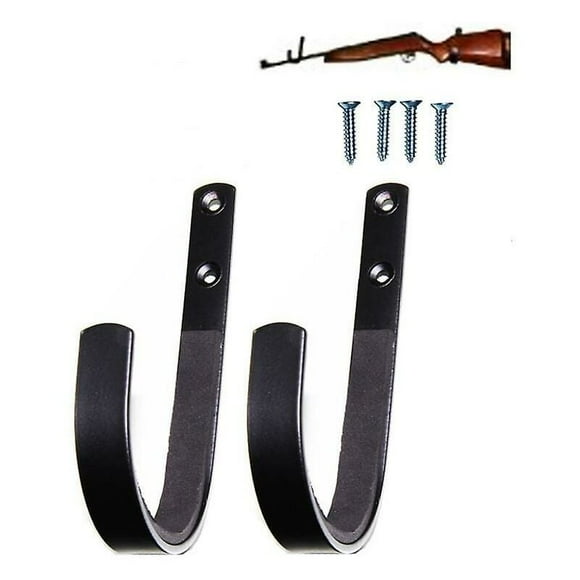 Horizontal Metal Gun Rack, Protects Guns From Moisture, Wall Mounted Design Saves Space, Strong Steel Construction For Safe And Secure Storage Of Firearms