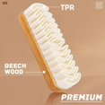 thumbnail image 3 of 2Pcs Car Interior Cleaning Brush Alcantara Suede Deerskin Plush Fabrics Beauty Care Brush Detailling Car Upholstery Clean Toosl, 3 of 5