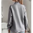 thumbnail image 5 of ZANKLEY Shirts for Women Long Sleeve Shirt Button Down Loose Outfits Blouse Tops, 5 of 11