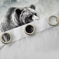 thumbnail image 4 of Homewish Safari Bear Black Out Curtains for Teens Boys Girls,Japanese Style Curtains Pack of 2 (42x63 Each),Chic Floral Sakura Bedroom Curtains,Luxury Bedroom Decor, 4 of 6