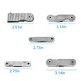 thumbnail image 3 of Stainless Steel Radius Gauge, Portable Concave Convex External Internal Arc Measuring Tool Radius Fillet Gauge Set(5Pcs), 3 of 7