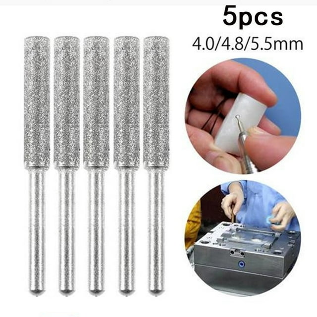Bgsha 5 Pcs Outil Rotatif pour Scie à Chaîne 4.0/4.8/5.5mm