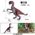 thumbnail image 1 of Adorno de escritorio realista de Spinosaurus Jurásico egipcio, Therizinosaurus rojo de pie (hueco), 1 of 2