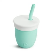 Munchkin® C’est Silicone!™ Toddler Training Cup with Straw, 4 oz, Mint, Unisex