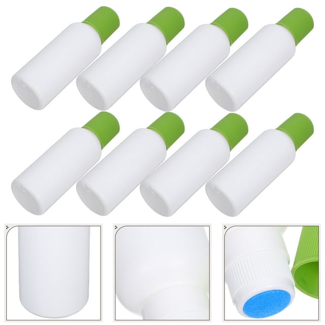 BRIGHTFUFU 10Ud Envases Rellenable Con Aplicador Esponja Para Líquidos Como Pintura Y