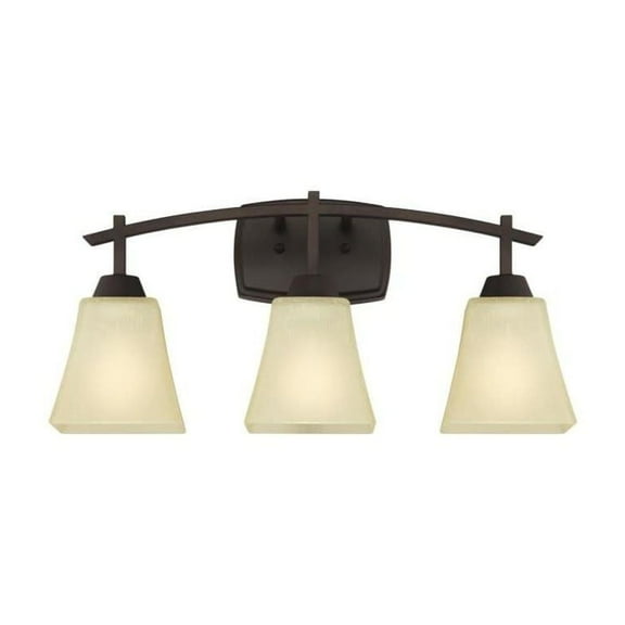 Westinghouse 63075 Indoor Wall Fixture, 60 W, 3-Lamp, Oil-Rubbed Bronze Fixture