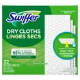 thumbnail image 2 of Swiffer Sweep + Mop, Dry Pads Refill, Floor Cleaner, Cleaning Cloths, Unscented, 32 Count, 2 of 11
