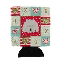 Carolines Treasures CK5186CC Bolognese Love Can or Bottle Hugger Can Hugger multicolor