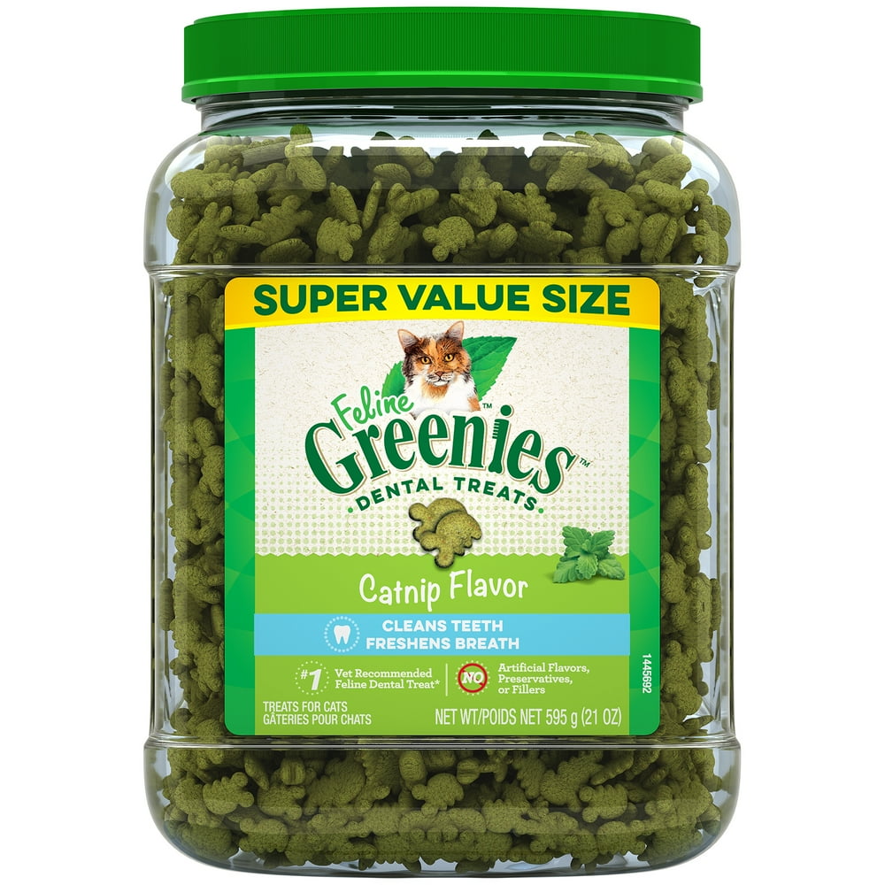 Greenies Greenies Feline Dental Treats Catnip Flavor Cat Treats
