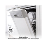 Ninja 9-Cup Food Processor, 4 Auto-iQ Presets, Chop & Slice Vegetables, Mix Dough, BZ600, Cyberspace