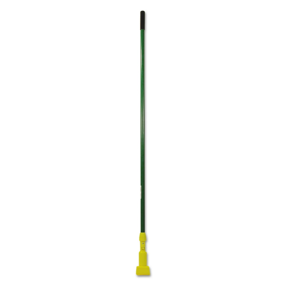 Rubbermaid Commercial Gripper Fiberglass Mop Handle, 60", Green/Yellow