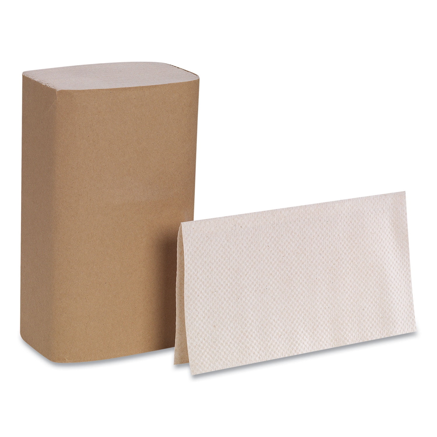 Georgia-Pacific Pacific Blue Basic S-Fold Paper Towels, 10 1/4x9 1/4, Brown, 250/Pack, 16 PK/CT (23504)