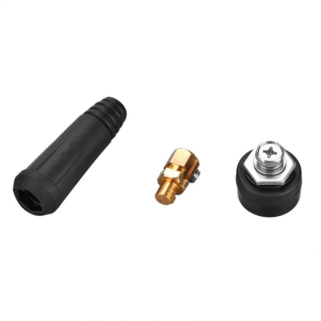 Peahefy Cable Connector, Welding Cable Connector,1Pcs DKJ Series European Style Welding Cable Rapid Connector Quick Fitting Adapter