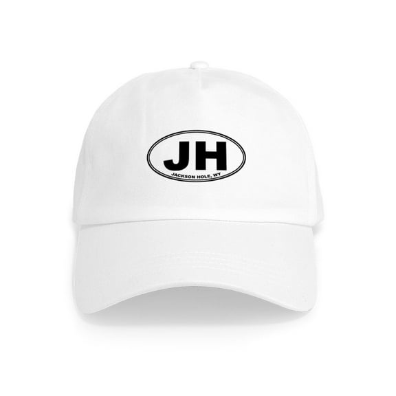 CafePress - JH (Jackson Hole) Cap - Adjustable 100% Brushed Unisex Casual Cotton Baseball Cap, Beige, 1