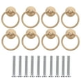 thumbnail image 4 of LABSERRON 10Pcs Golden Zinc Alloy Cabinet Door Hardware for Kitchen Furniture 1.97X1.65X0.98in, 4 of 8